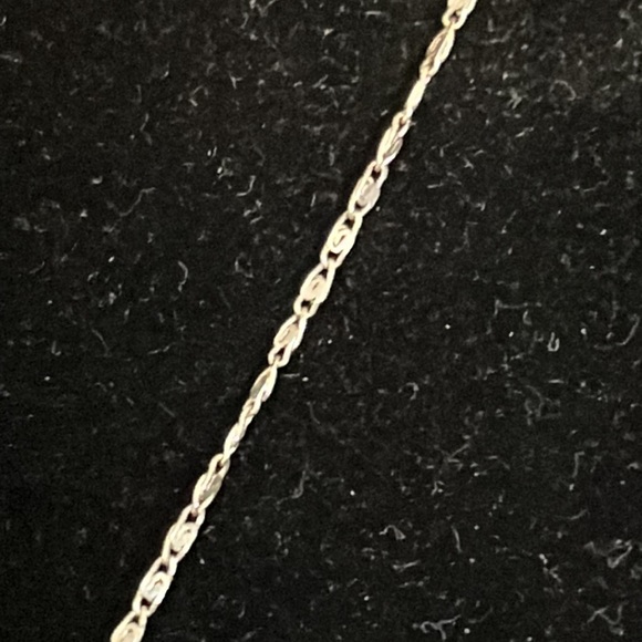 Sterling Silver Birthstone Girl/Boy Pendant~CZ & August Green Oval Stone - Picture 3 of 5